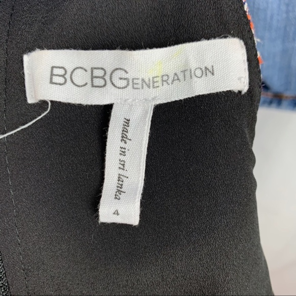 Bcbgeneration Cropped Halter Top Aztec Print, 4 - image 6